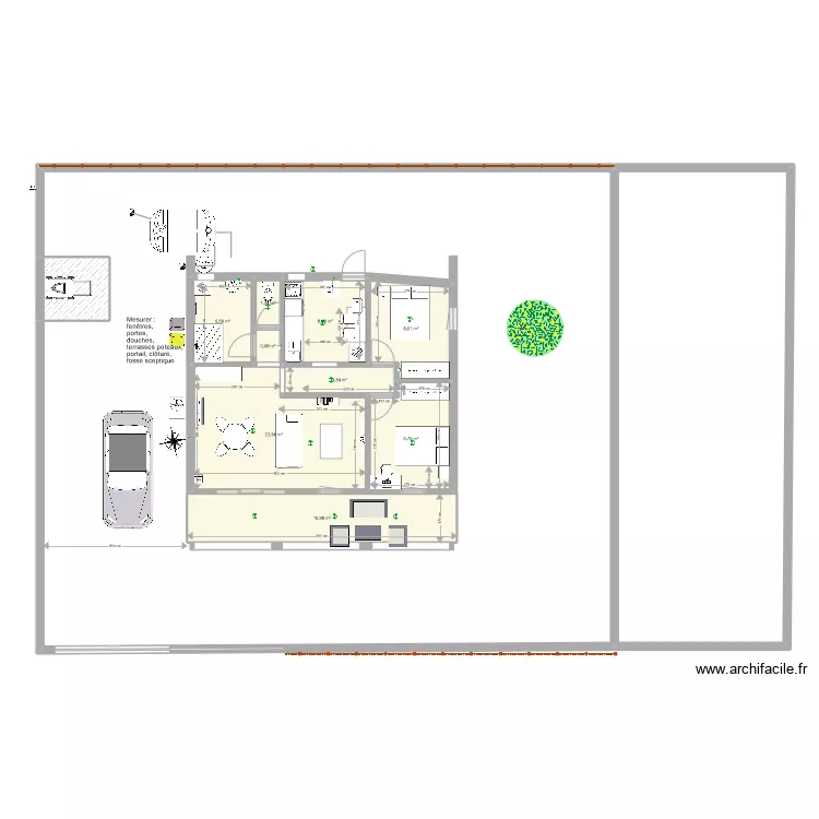 Case St-Jo V2. Plan de 