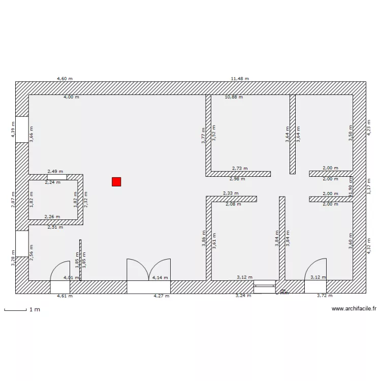 grange. Plan de grange. Plan de