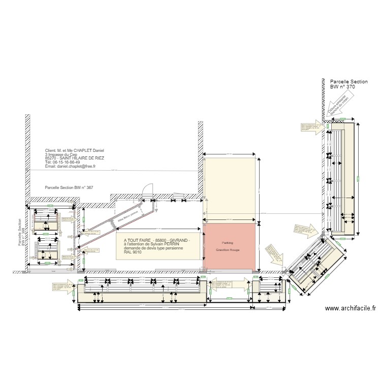 Plan A TOUT FAIRE  Sylvain PERRIN. Plan de 0 pièce et 0 m2