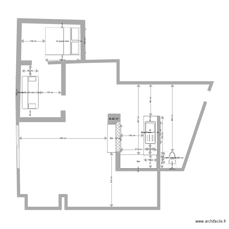 Sous-sol. Plan de 1 pièce et 0 m2