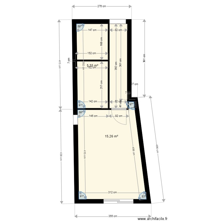 1er etg Elodie. Plan de 0 pièce et 0 m2