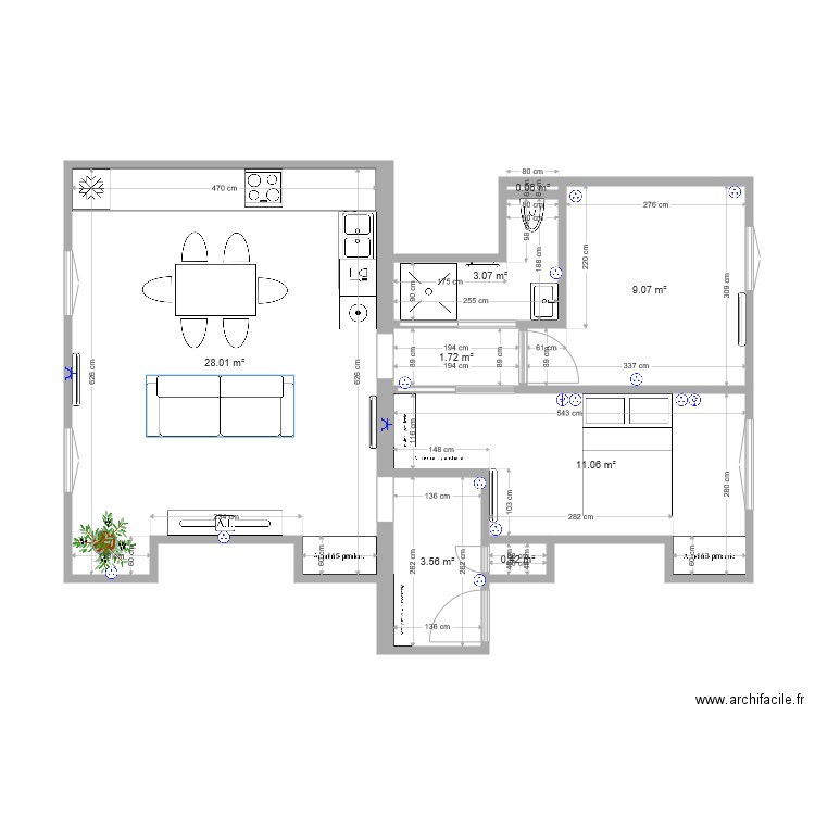 PARIS 11 D. Plan de 0 pièce et 0 m2