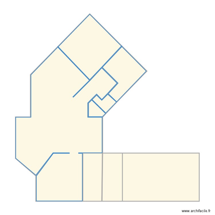 LOUPPE V. Plan de 4 pièces et 95 m2