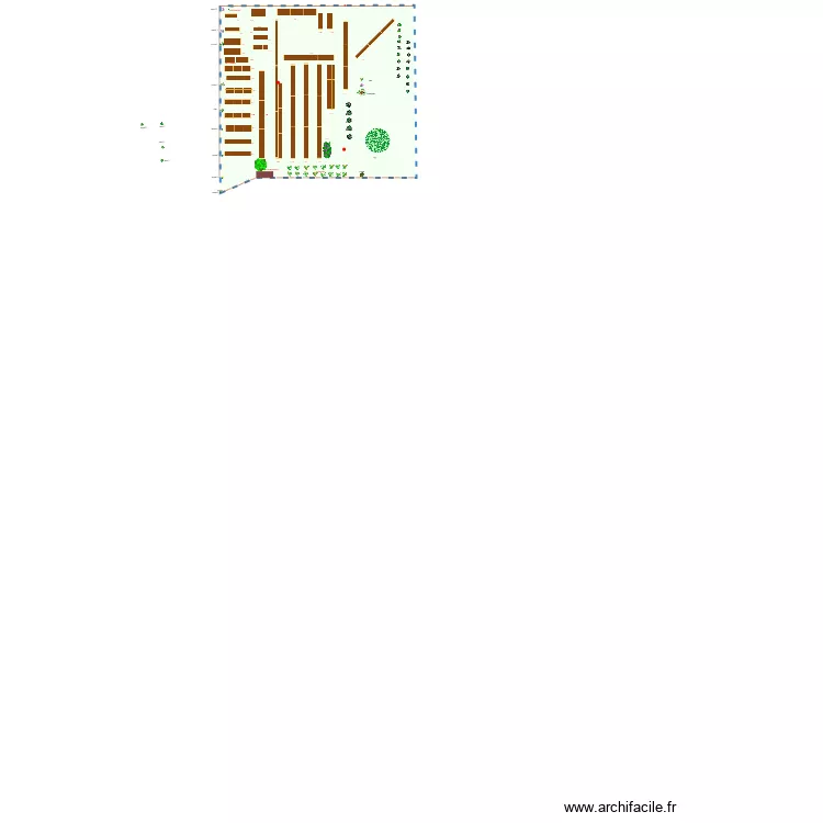 moestuin. Plan de 