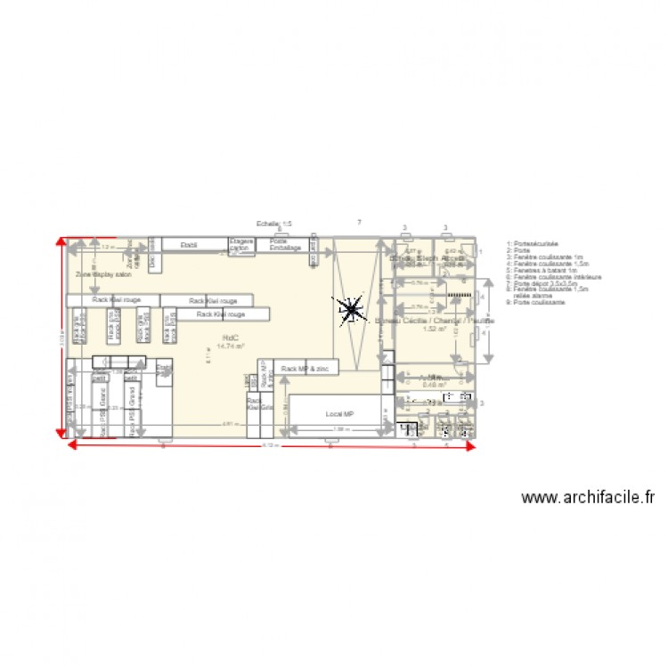 SCI RdC2. Plan de 0 pièce et 0 m2