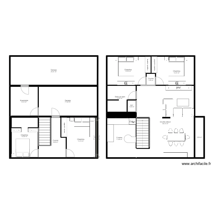 PLAN MAISON PARENT GUILLLAUME. Plan de 