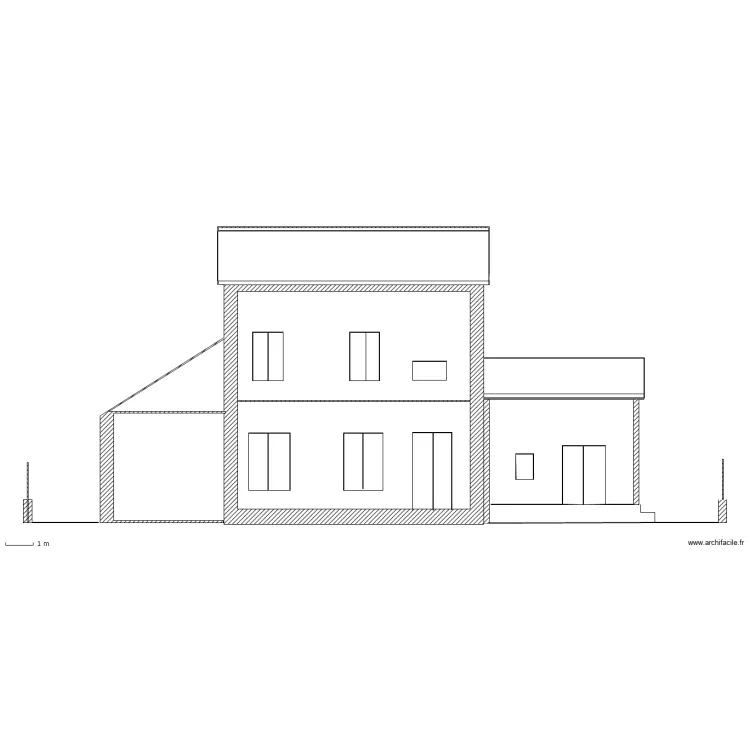 vue elevation est exemple. Plan de vue elevation est exemple. Plan de