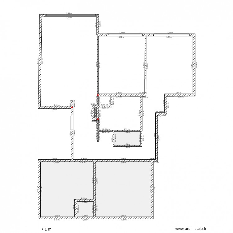 appart_cotes2. Plan de 0 pièce et 0 m2