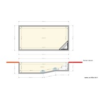 PLAN ET COUPE PISCINE 