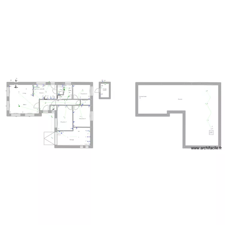 Eric maison. Plan de Eric maison. Plan de