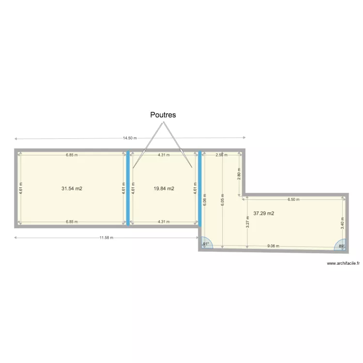 cote toiture Lauzier. Plan de cote toiture Lauzier. Plan de