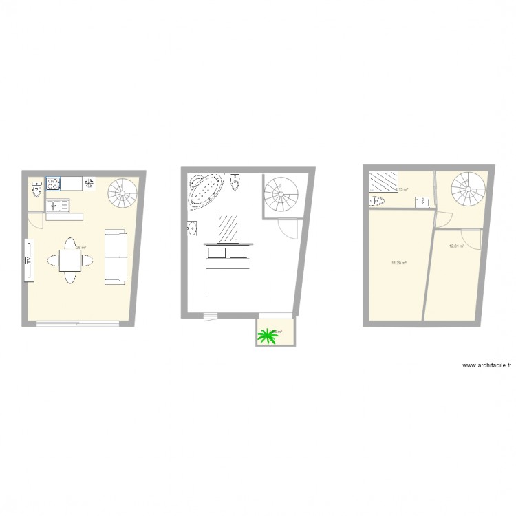 maison 1 juziers. Plan de 0 pièce et 0 m2