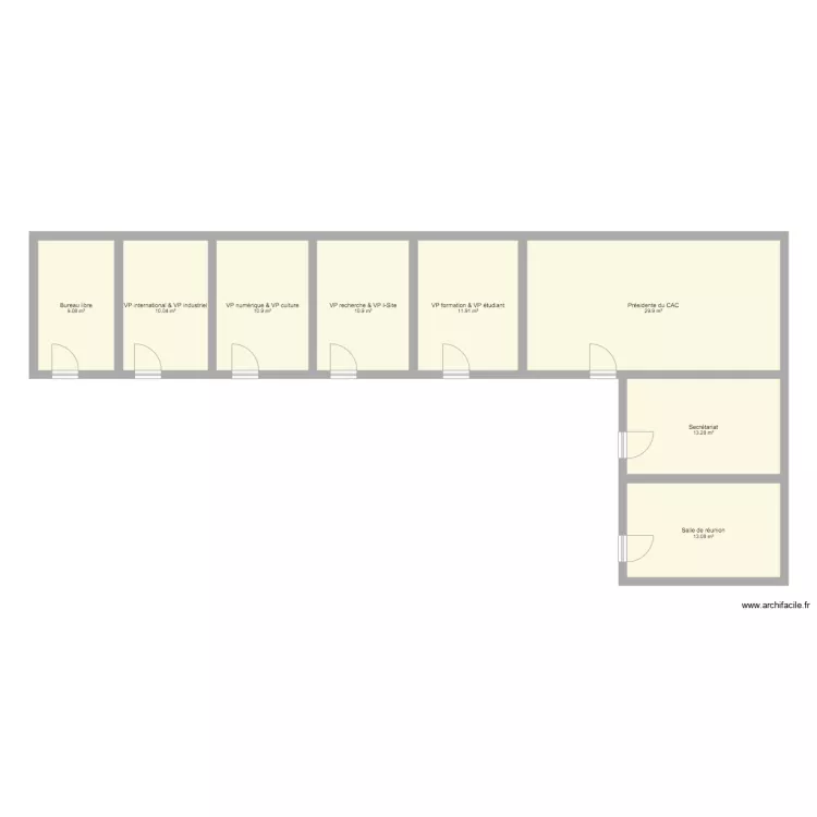 UBFC partie haute d&eacute;finitive. Plan de 