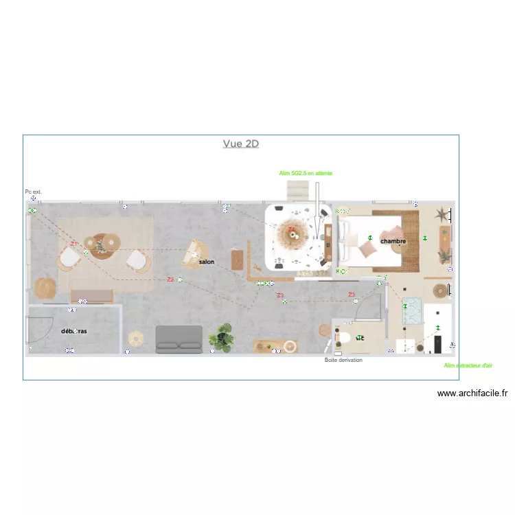 Paynaud Boursefranc. Plan de 
