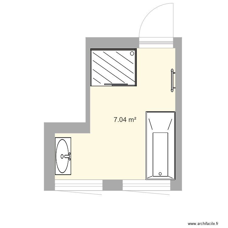 Salle de bain 2. Plan de 0 pièce et 0 m2