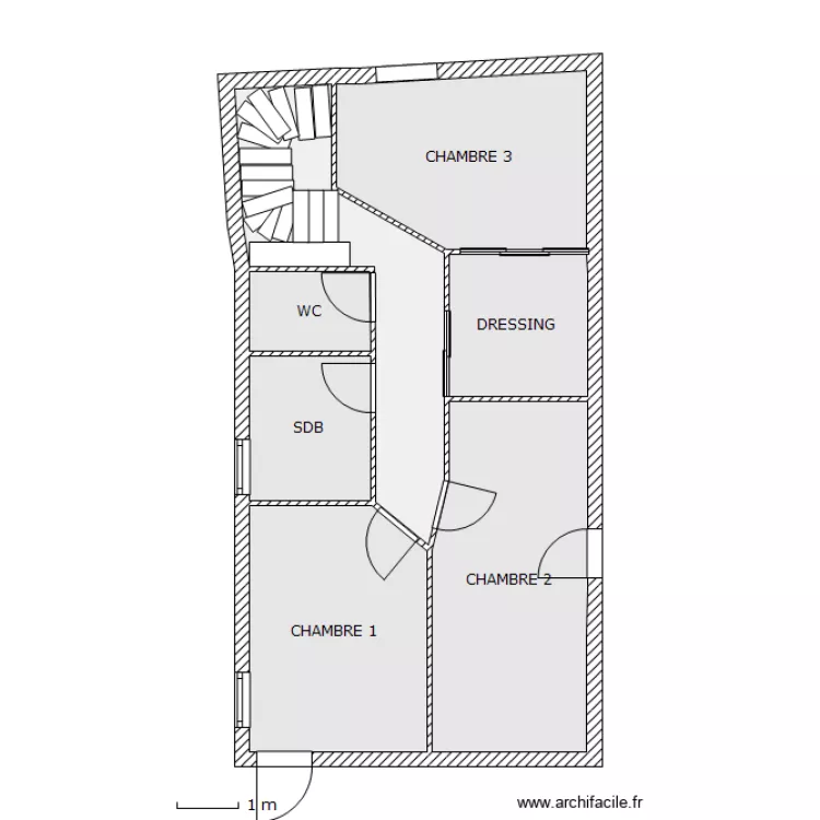 2eme etage projet 1. Plan de 