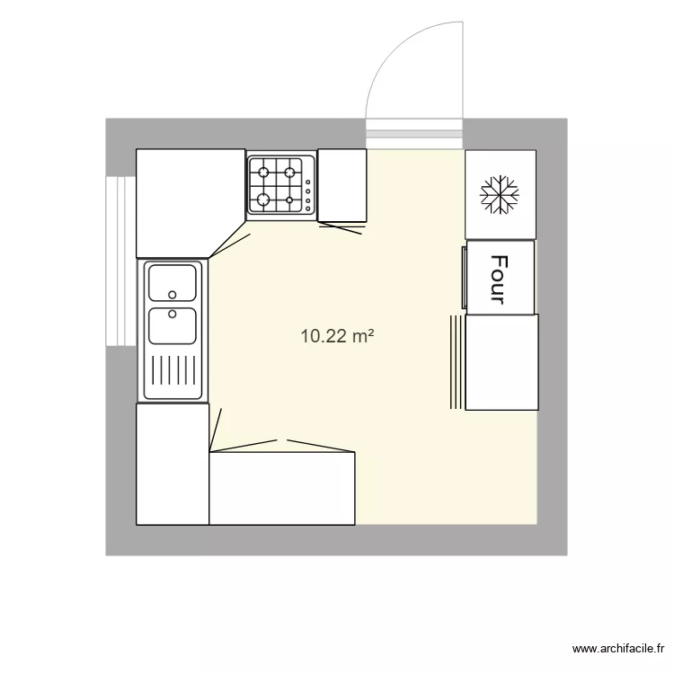 Cuisine SOUBISE 2. Plan de 