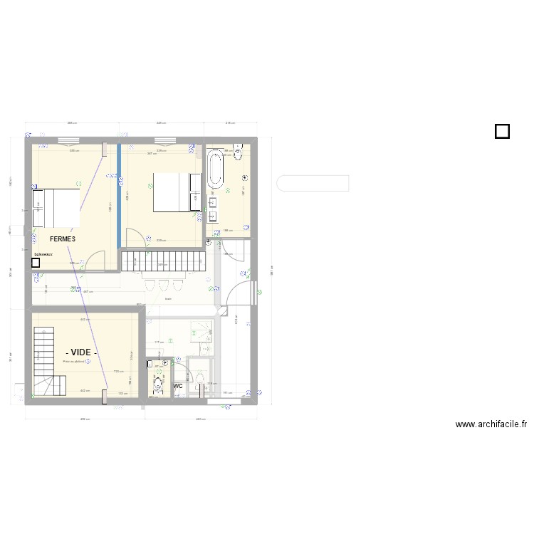 2023-08-07 - étable . Plan de 0 pièce et 0 m2