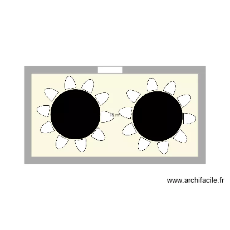 tonnelle 6X3. Plan de 