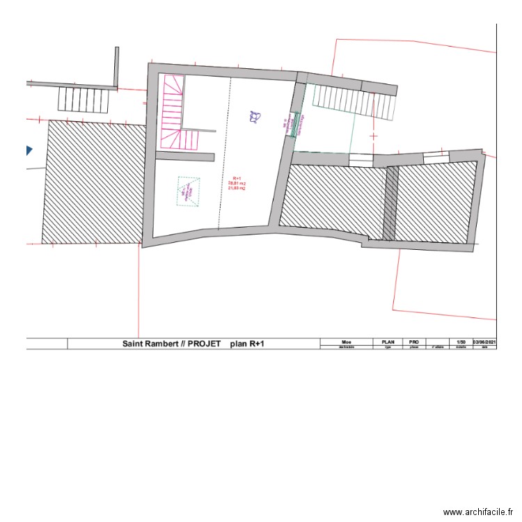 Plan Fluides . Plan de 0 pièce et 0 m2