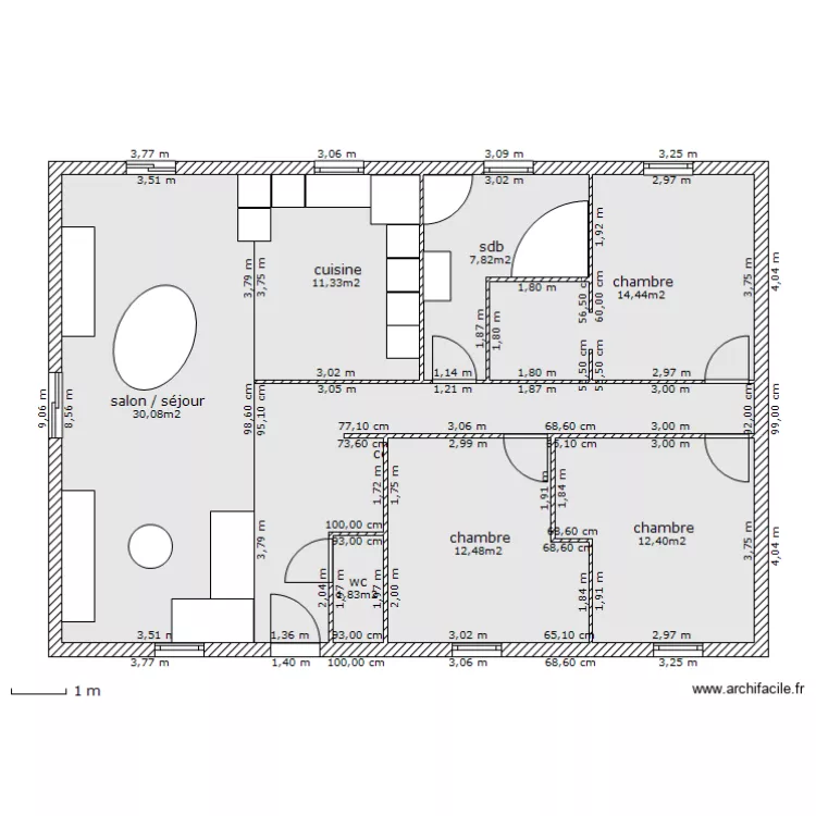maison1. Plan de 