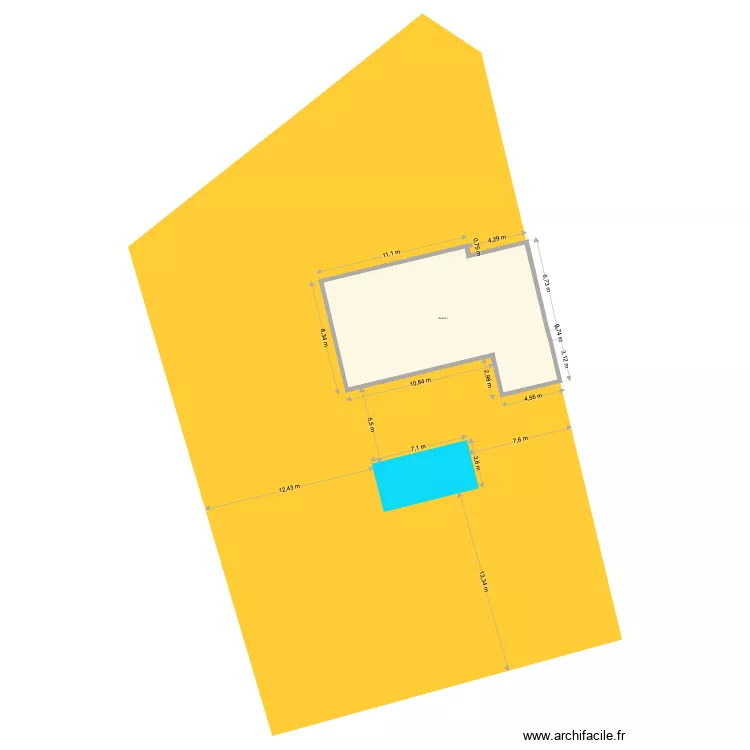 DELAHOUTRE. Plan de 