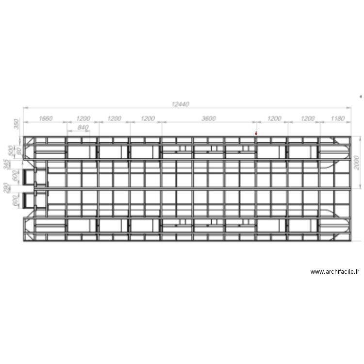 Plan Uhp cote. Plan de 0 pièce et 0 m2