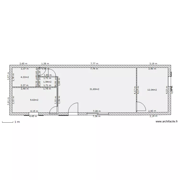 maison Mickael. Plan de 