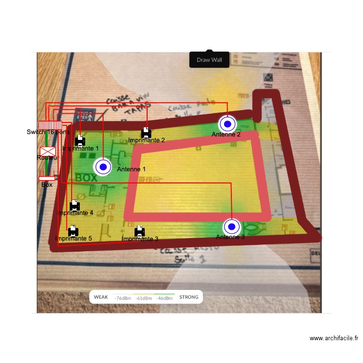 RDC plan unifi. Plan de 0 pièce et 0 m2