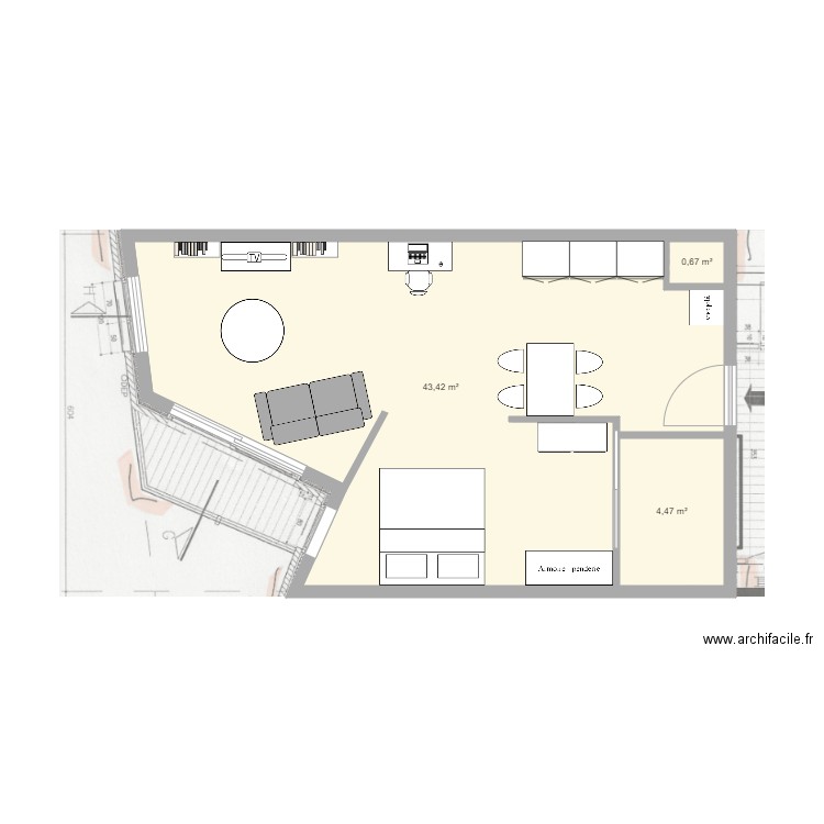 Remparts2. Plan de 0 pièce et 0 m2