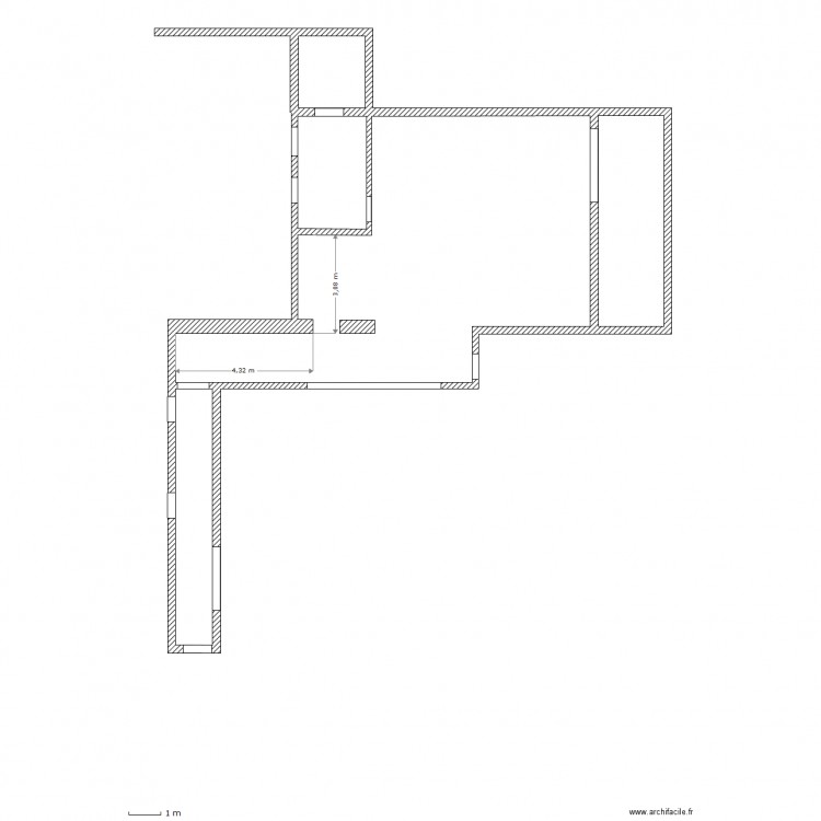 cuisine. Plan de 0 pièce et 0 m2