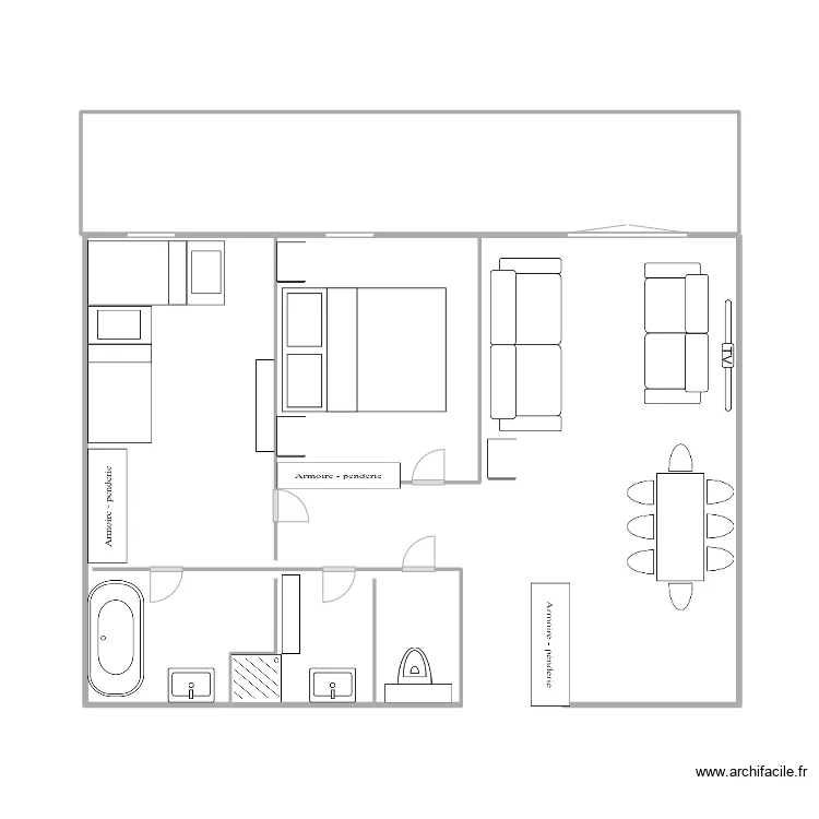 village. Plan de 