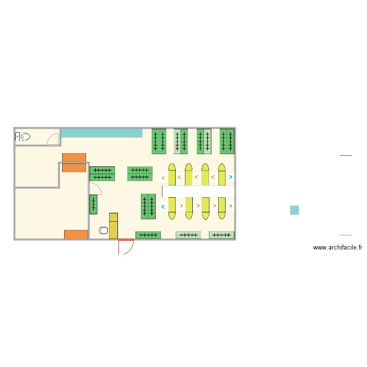 Quick et Net. Plan de 0 pièce et 0 m2