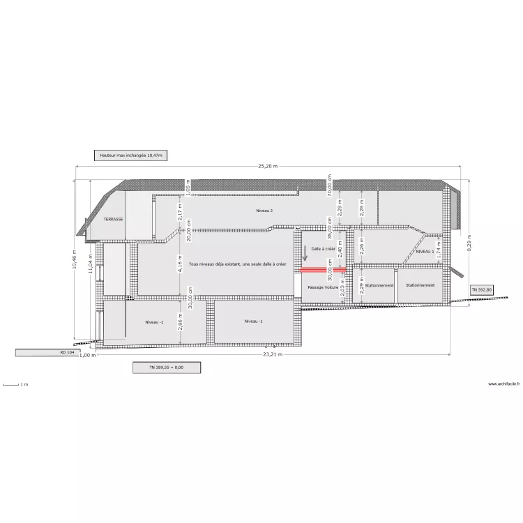 PLAN COUPE version 2 du 13/03/2014. Plan de PLAN COUPE version 2 du 13/03/2014. Plan de