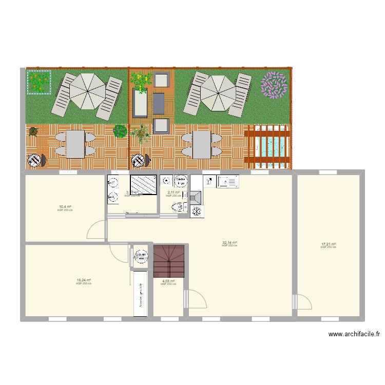Maison Vire RDC2. Plan de 0 pièce et 0 m2