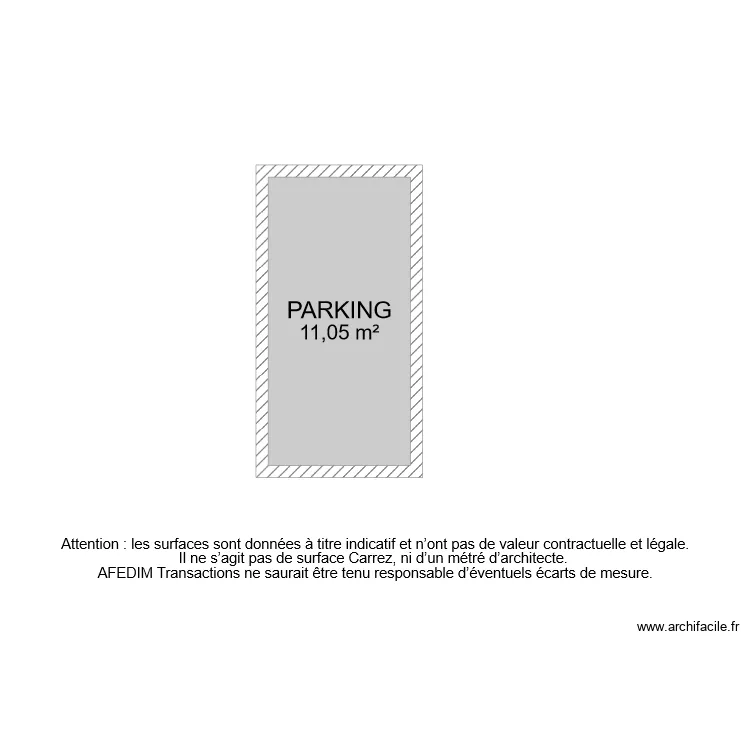 BI 7194 PARKING. Plan de 