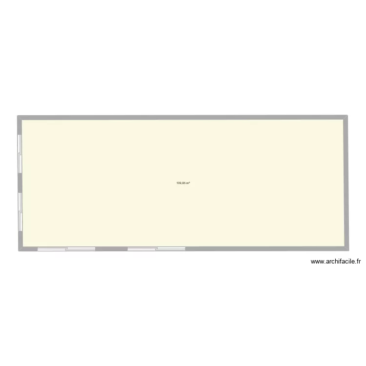 ME DIOUF/15X7= 105 M2. Plan de 