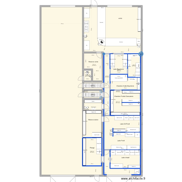 Projet 2023. Plan de 11 pièces et 457 m2