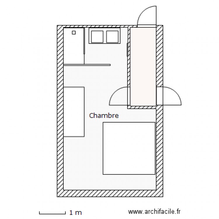 sdb rdc ronan. Plan de 0 pièce et 0 m2