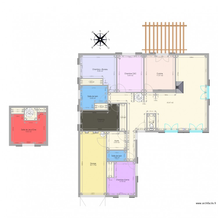 Maison Montberon V2. Plan de 0 pièce et 0 m2