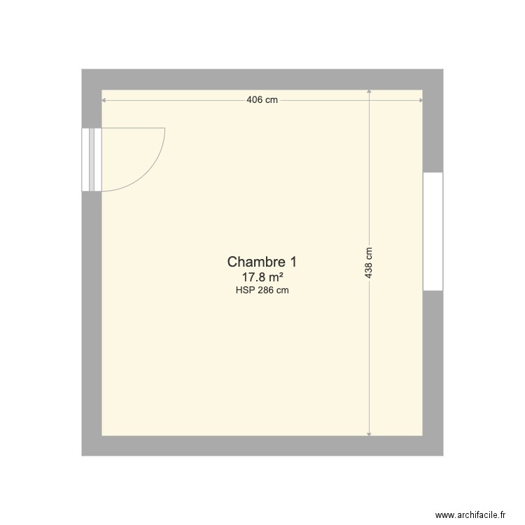 Chambre 1 Thomas et Maud. Plan de 0 pièce et 0 m2