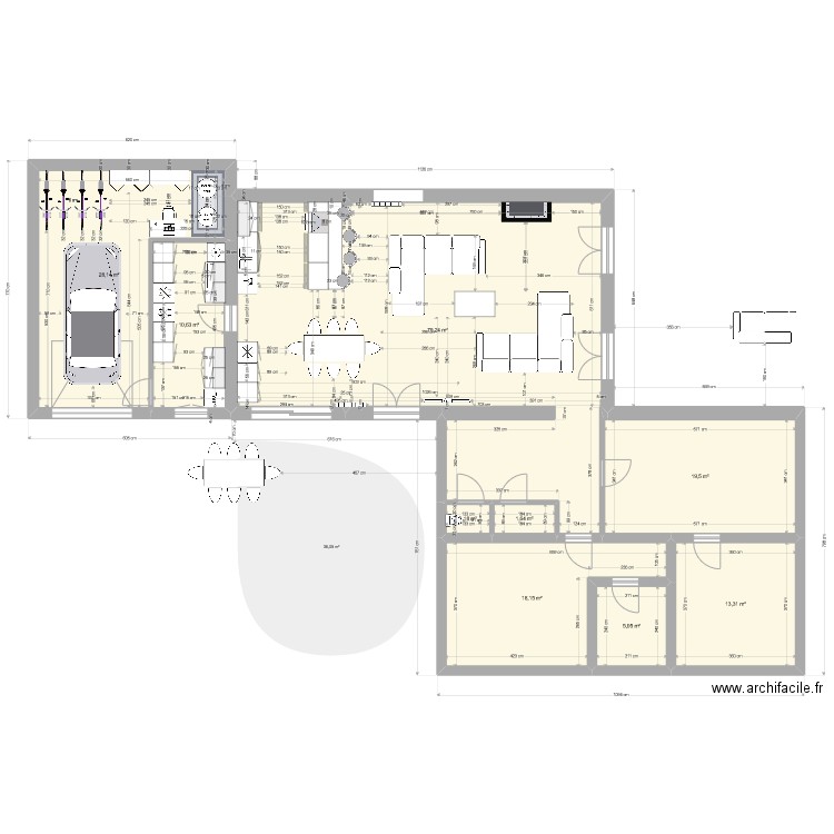Marcy janvier matandso garage buanderie vbis. Plan de 0 pièce et 0 m2