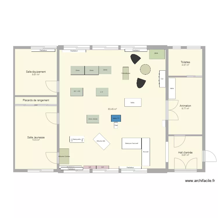 Bib renov. Plan de Bib renov. Plan de