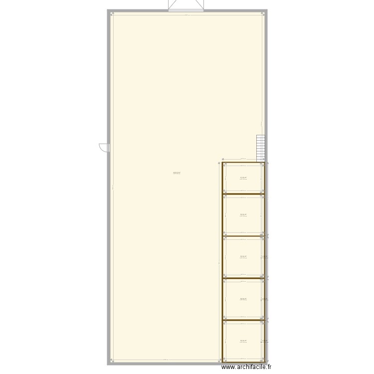 plan plateforme. Plan de 9 pièces et 506 m2