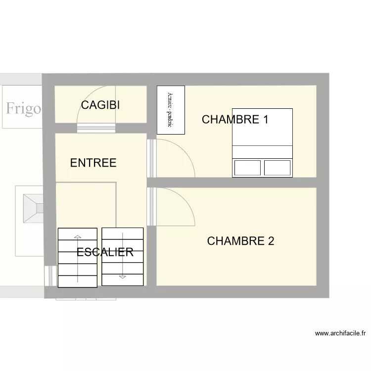 APPART OLORON. Plan de 