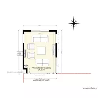 Salon 24 meubl&eacute;