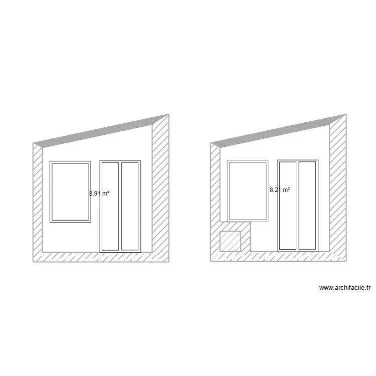 PLAN COUPE CHAUFFERIE BUANDERIE. Plan de 
