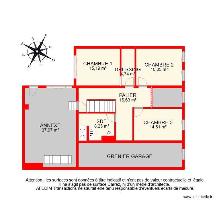 BI 8790 ETAGE . Plan de 0 pièce et 0 m2