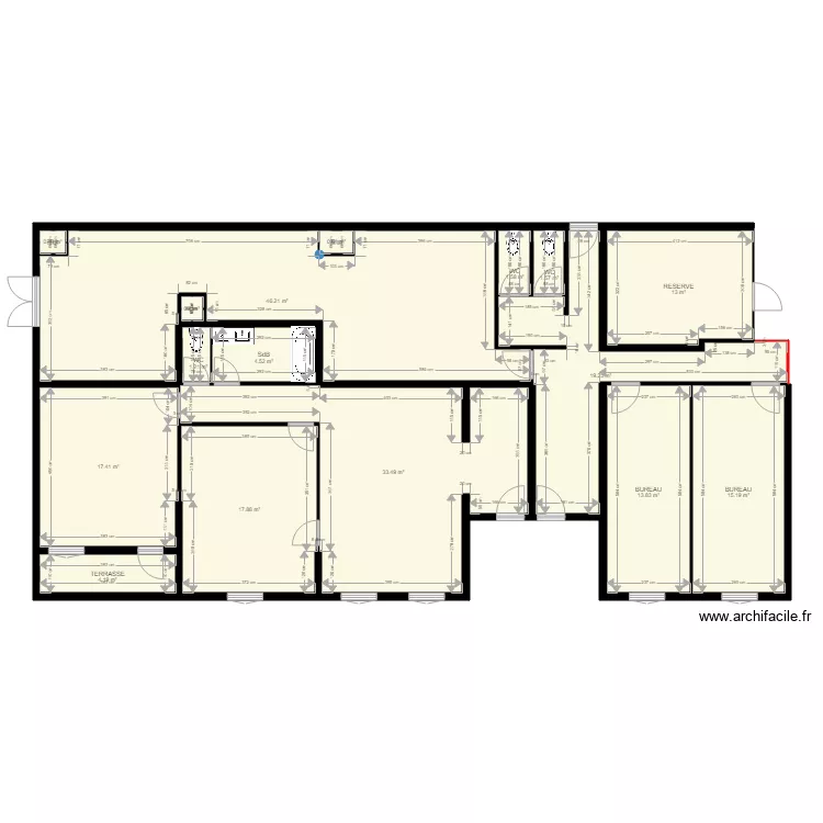 ValescureExistant. Plan de 