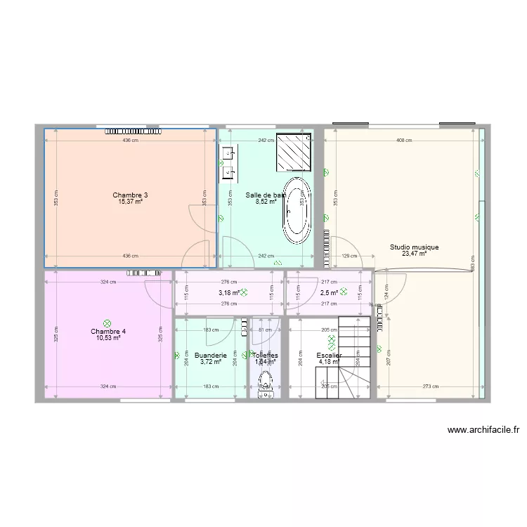 Etage 1. Plan de Etage 1. Plan de
